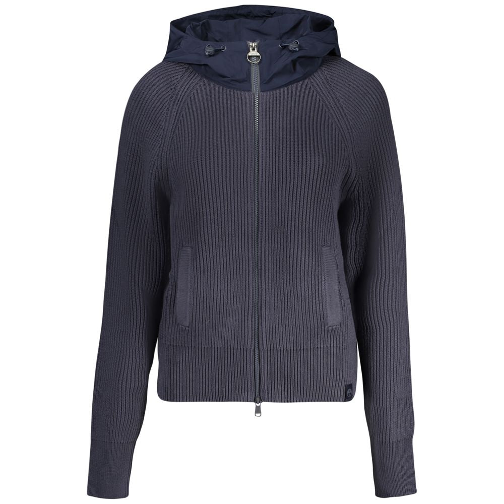 North Sails Blu Polyester Women Cardigan