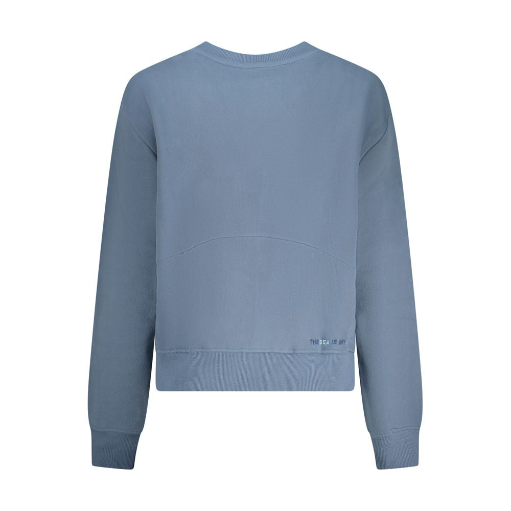 North Sails Blue Cotton Women Sweater North Sails