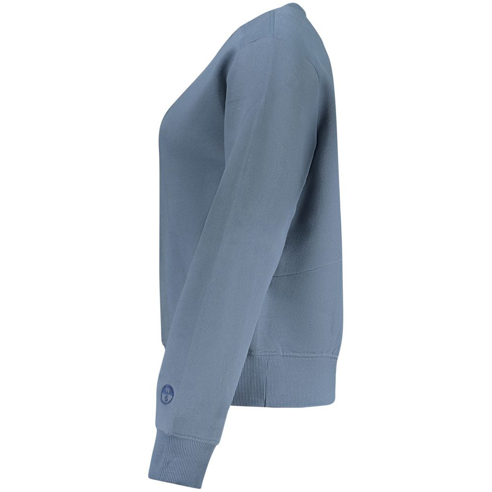 North Sails Blue Cotton Women Sweater North Sails