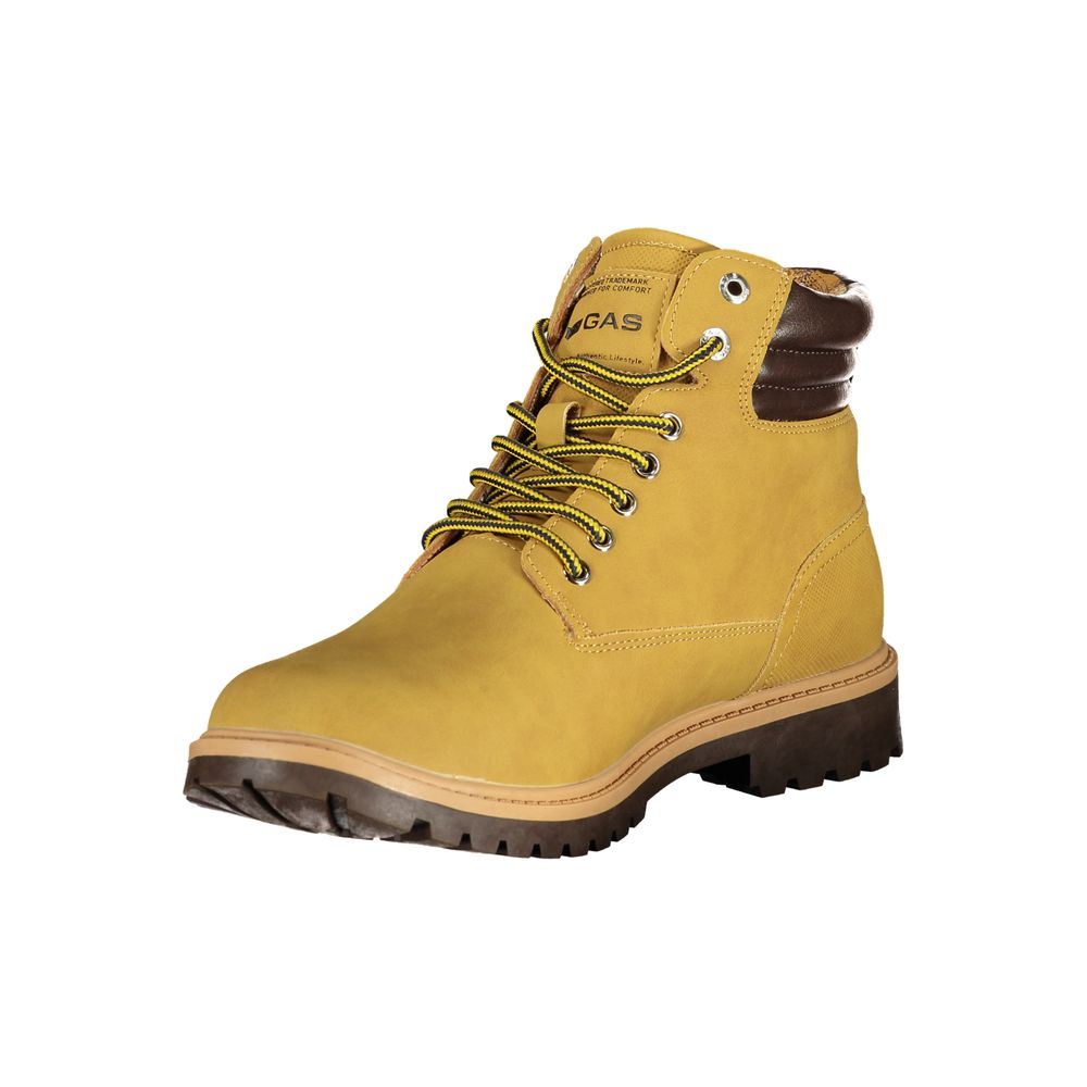 Gas Beige Polyurethane Men Ankle Boot Gas