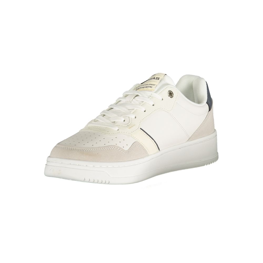 Gas White Polyester Men Sneaker Gas