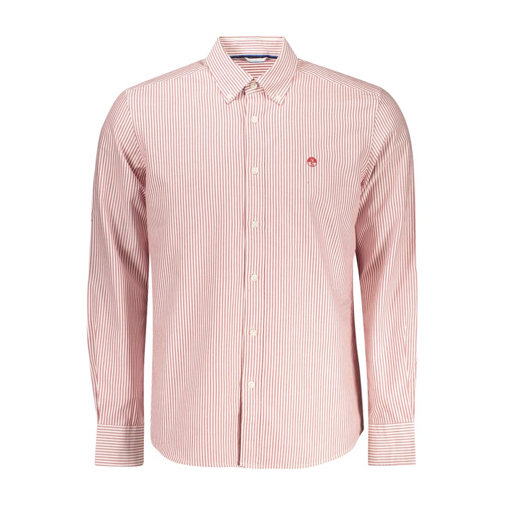 North Sails Red Cotton Men's Shirt North Sails