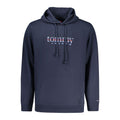 Tommy Hilfiger Blue Cotton Men Hoodie Tommy Hilfiger