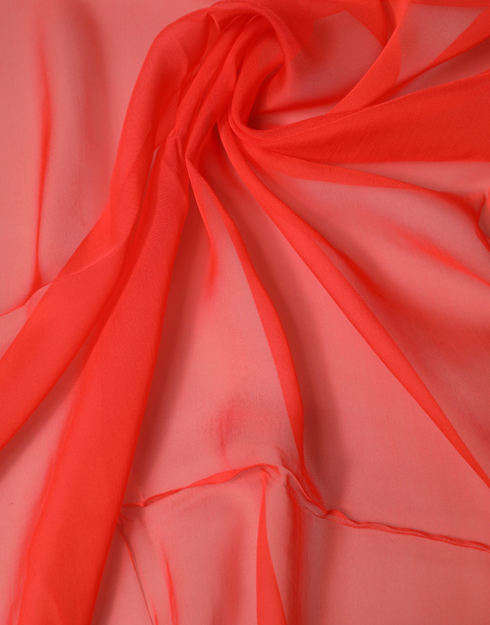 Dolce & Gabbana Red Stole Silk Neck Wrap Shawl Scarf