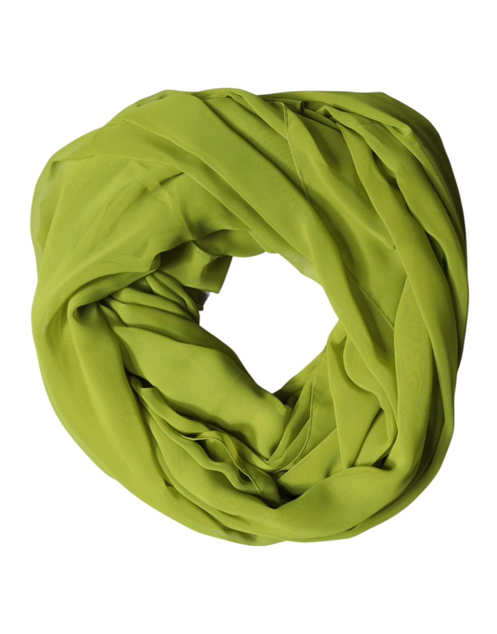 Dolce & Gabbana Green Polyester Stole Neck Wrap Shawl  Scarf