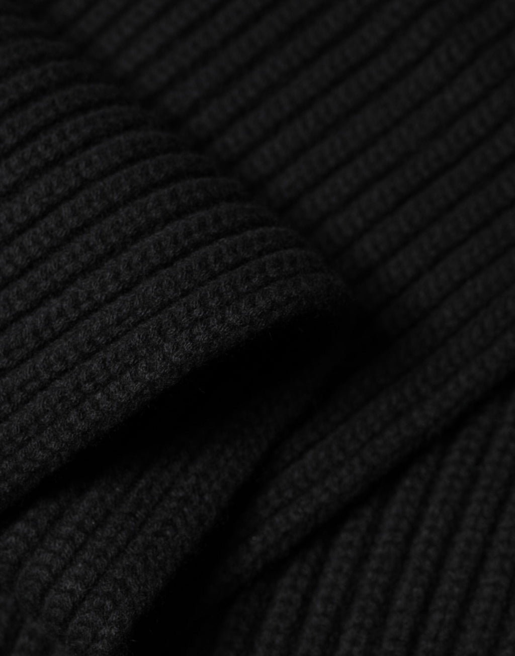 Dolce & Gabbana Black Cashmere Knit Neck Wrap Shawl 202cm x 26cm  Scarf