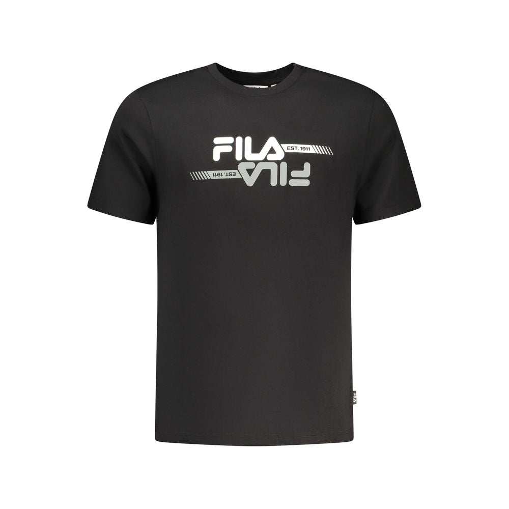 Fila Black Cotton Men T-Shirt Fila