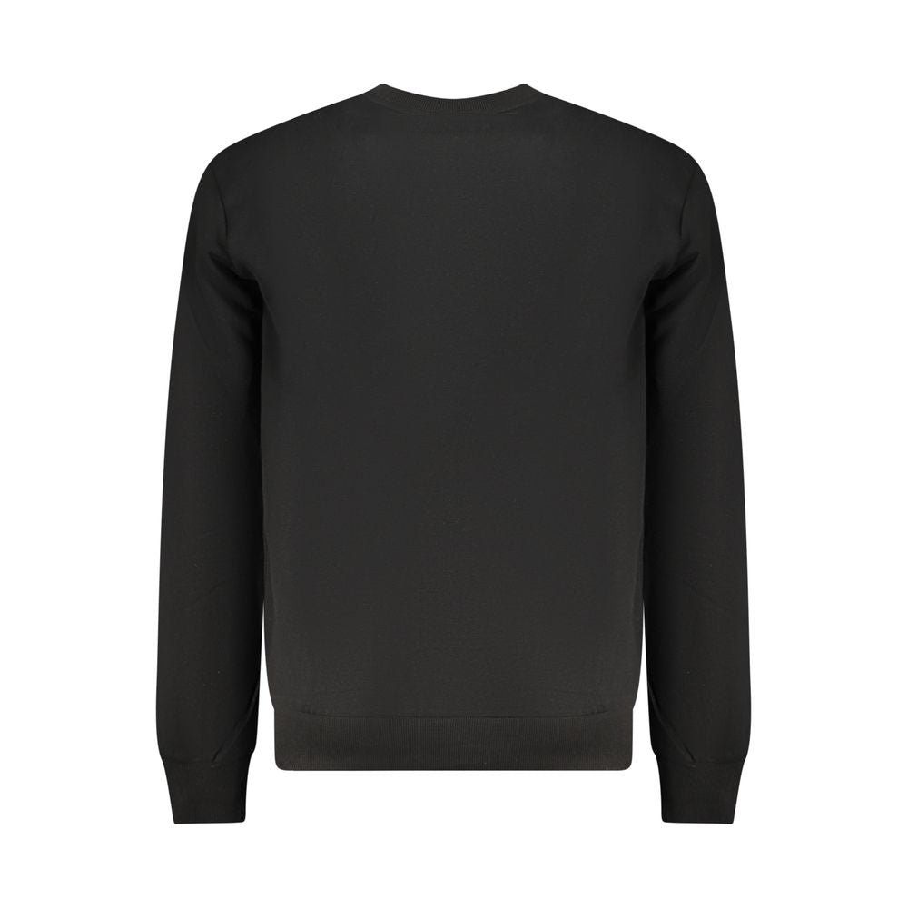 Fila Black Organic Cotton Men Sweatshirt Fila