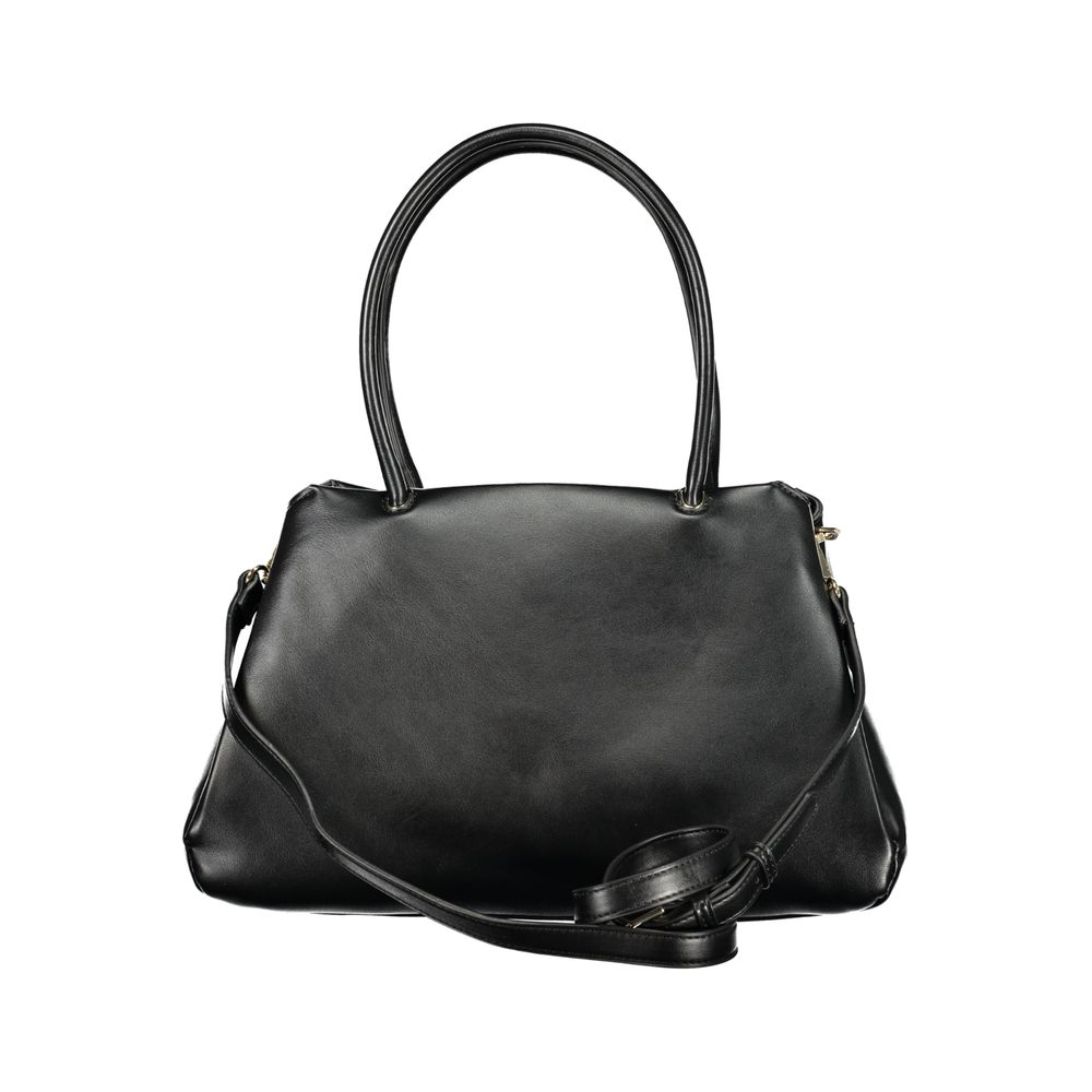 Mario Valentino Black Polyurethane Women's Bag