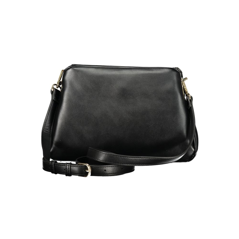 Mario Valentino Black Polyurethane Women's Bag