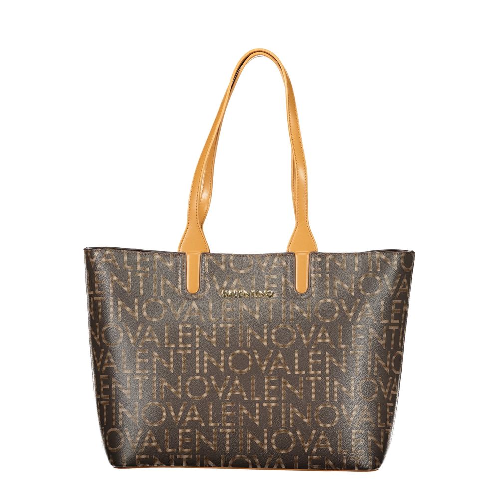 Mario Valentino Brown Polyurethane Women's Bag