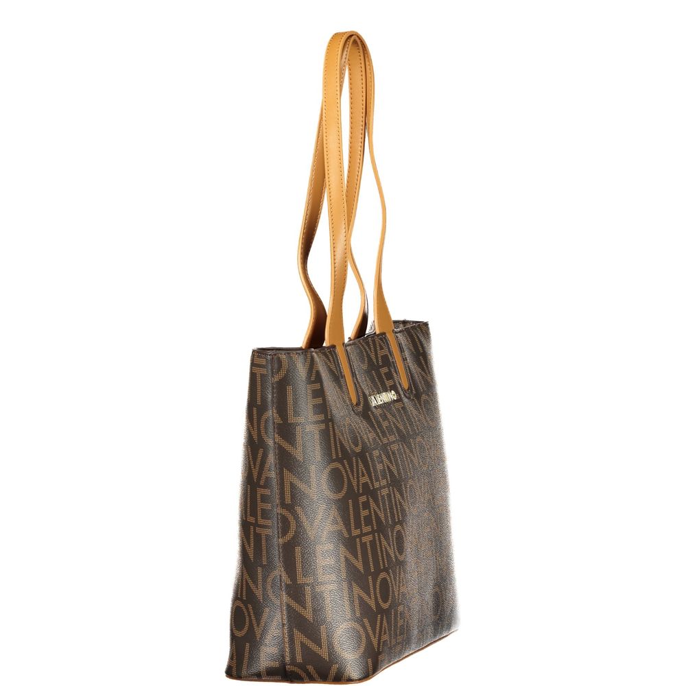 Mario Valentino Brown Polyurethane Women's Bag