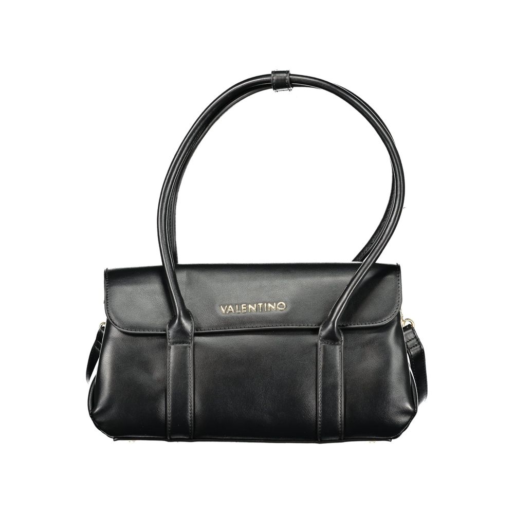 Mario Valentino Black Polyurethane Women's Bag