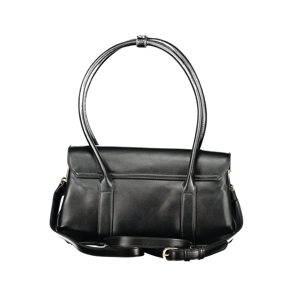 Mario Valentino Black Polyurethane Women's Bag