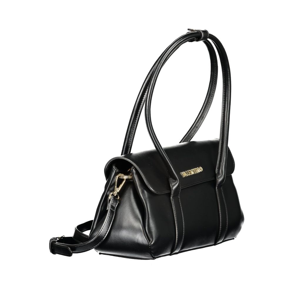 Mario Valentino Black Polyurethane Women's Bag