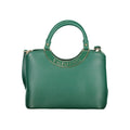 Mario Valentino Verde Polyurethane Women's Bag with Adjustable Shoulder Strap