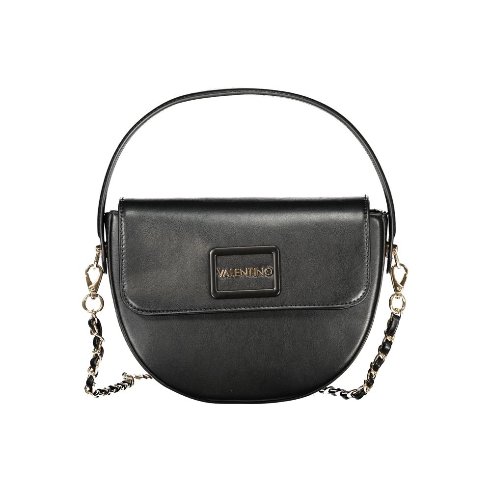 Mario Valentino Black Polyurethane Women's Bag