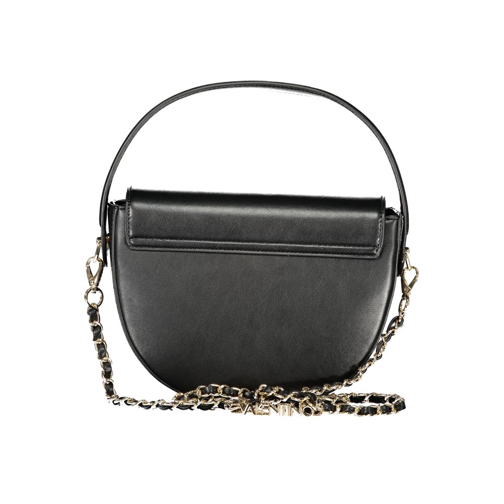 Mario Valentino Black Polyurethane Women's Bag
