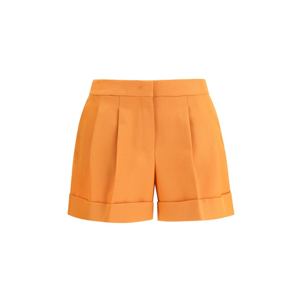 Fendi Orange Wool Oves Aries Bermuda Shorts