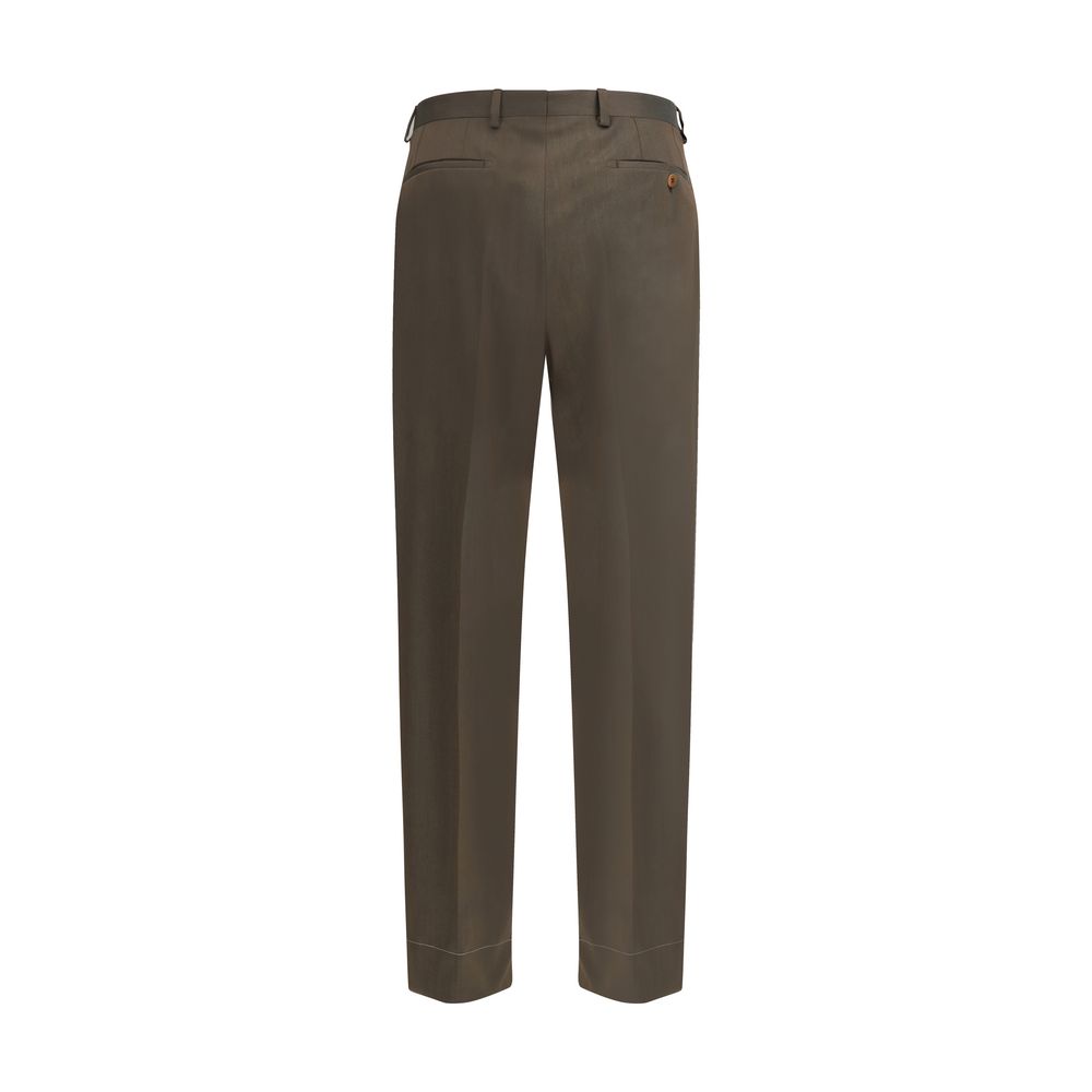 Brioni Bicolor Wool Oves Aries Casual Pants