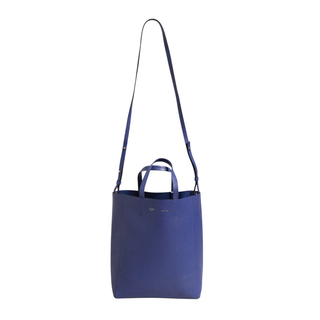 Celine Blue with Gold Tote Bag