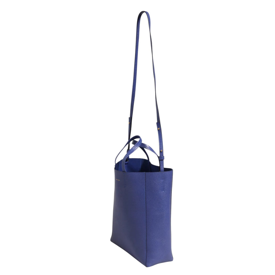 Celine Blue with Gold Tote Bag