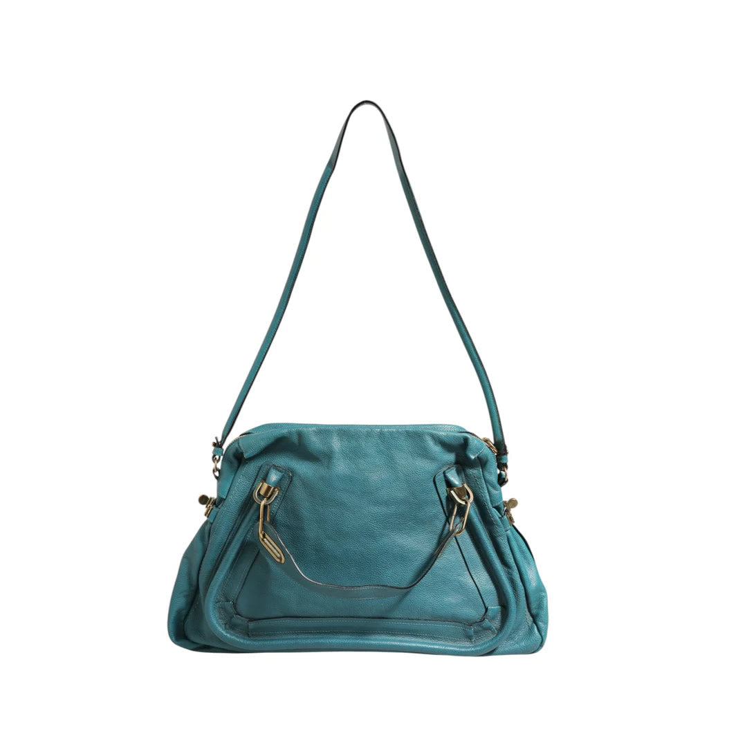 Chloé Paraty Bag in Aquamarine Leather
