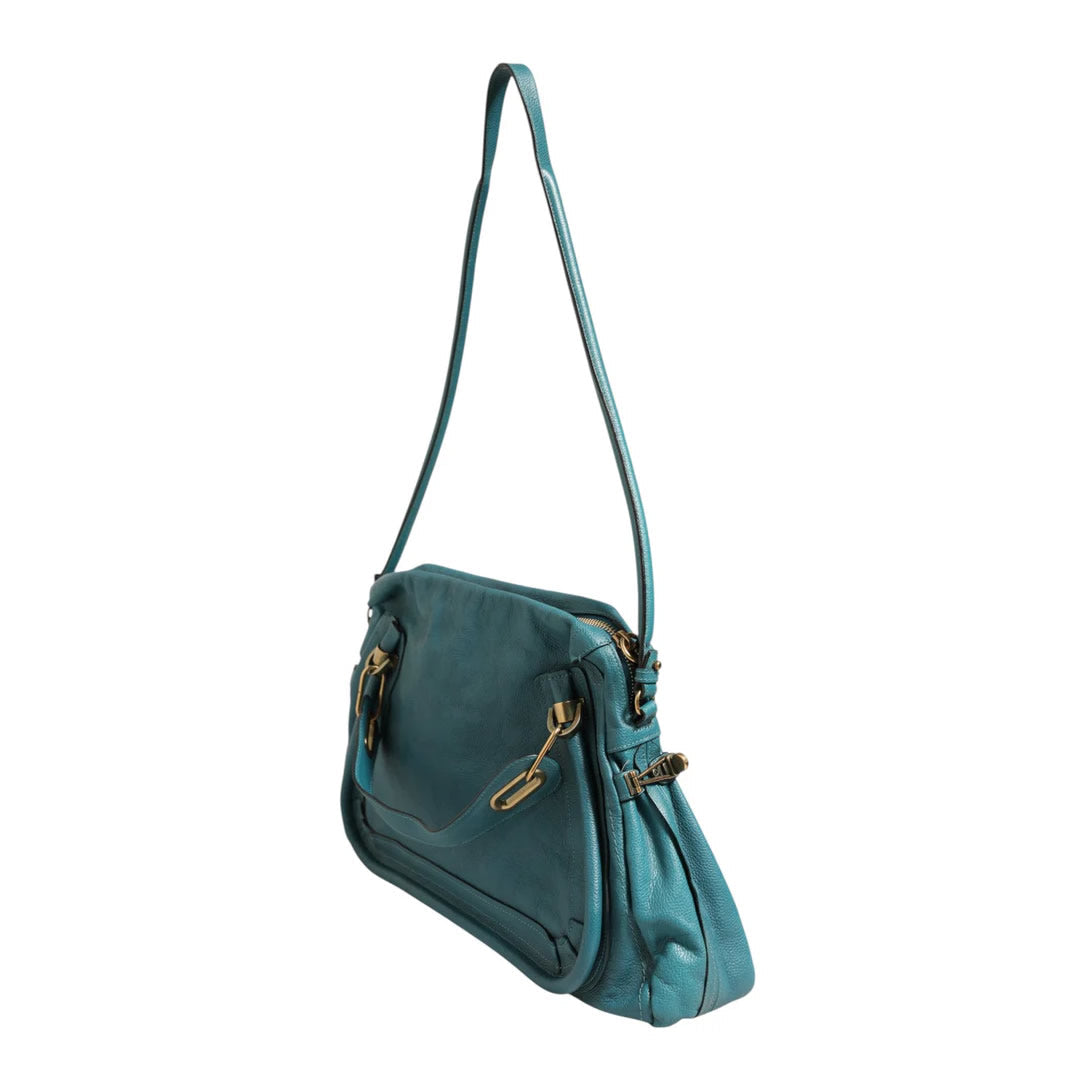 Chloé Paraty Bag in Aquamarine Leather