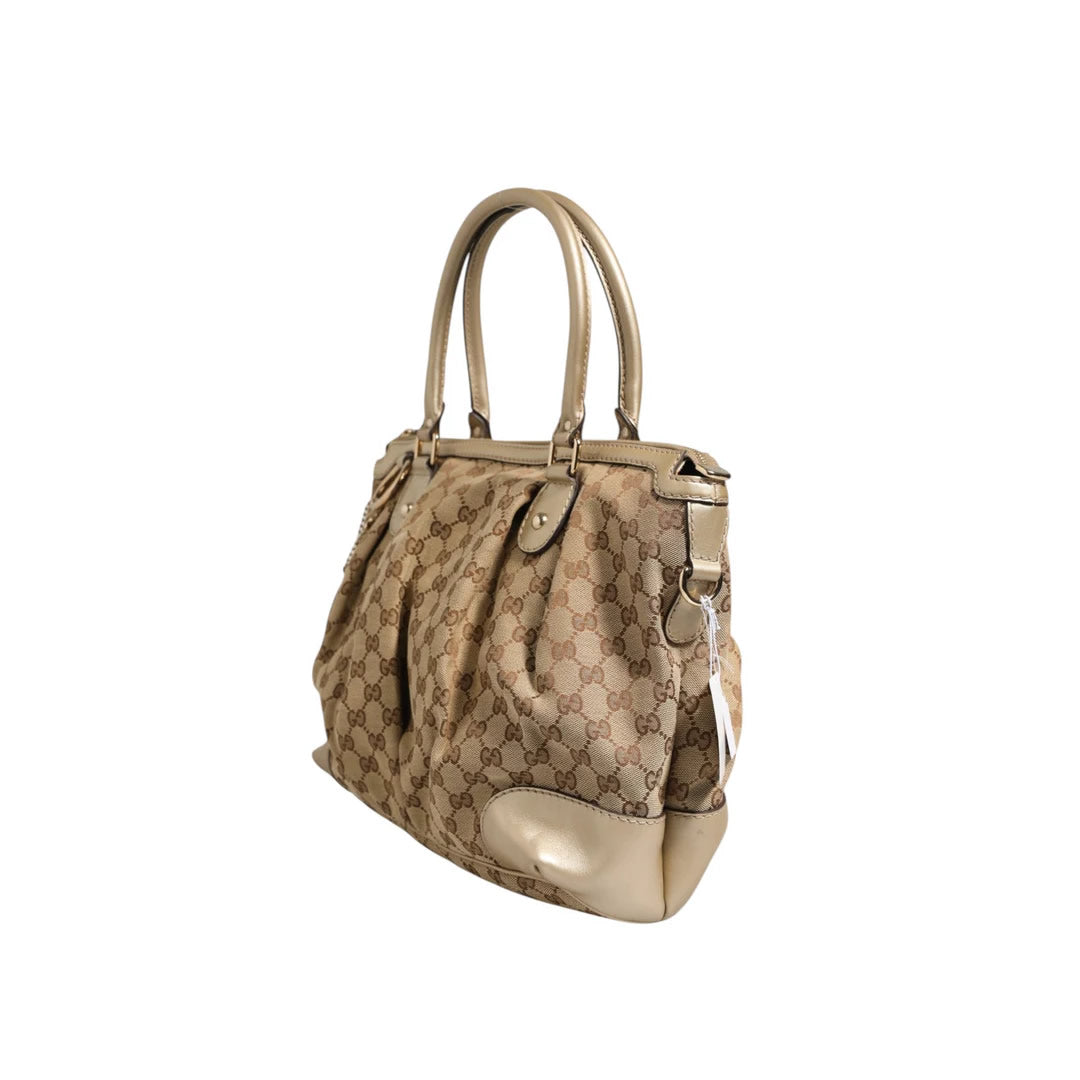 Gucci Canvas Sukey Satchel