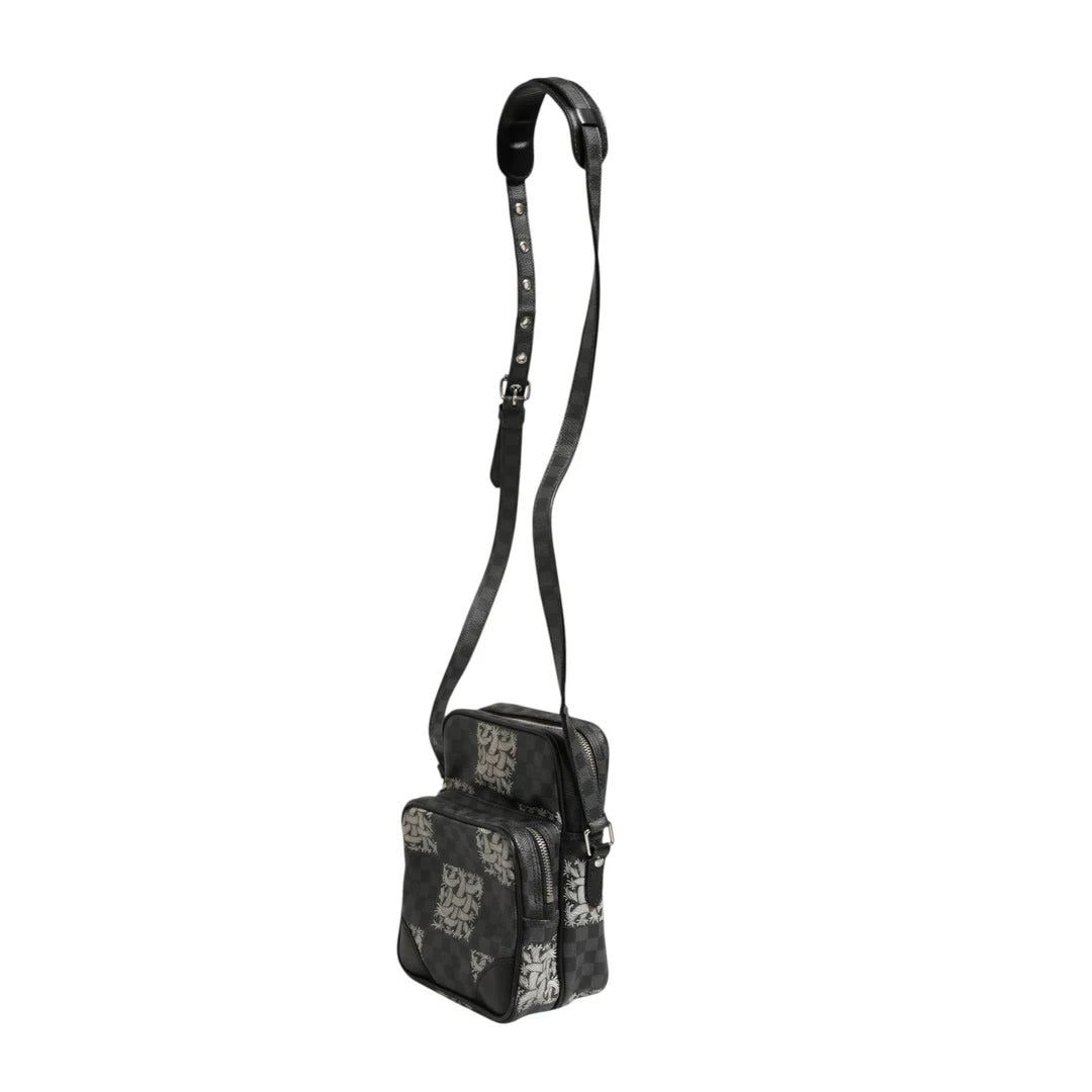 Louis Vuitton Black Damier Graphite Canvas Amazon Christopher Nemeth Shoulder Bag