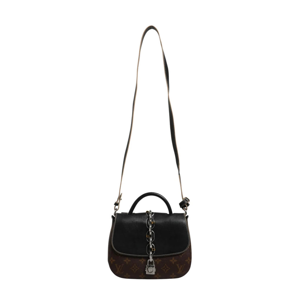 Louis Vuitton Calfskin Monogram Chain It Bag PM Black